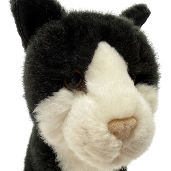 Douglas Scooter the Black & White Cat Stuffed Animal Standing Plush Cuddly Soft - Picture 6 of 12